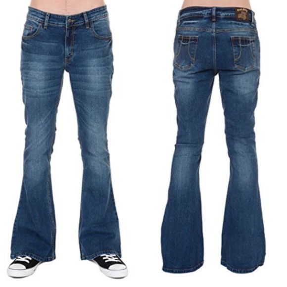 run and fly mens bell bottoms